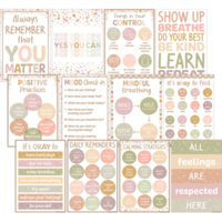 Terrazzo Tones Positive Practices Small Poster Set