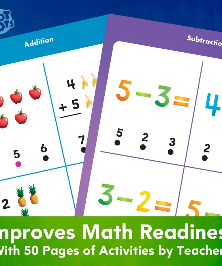 Educational Insights Hot Dots Let's Learn Kindergarten Math