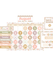 Terrazzo Tones Calendar Bulletin Board