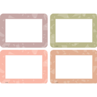 Terrazzo Tones Name Tag/ Labels