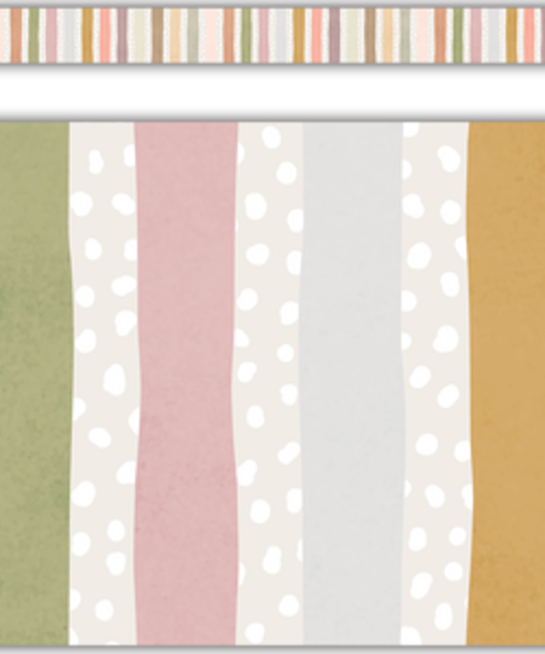 Terrazzo Tones Stripes Straight Border