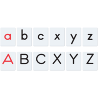 Two Sided Alphabet Tiles