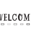 Black and White Welcome Bulletin Board Black and White Welcome Bulletin Board