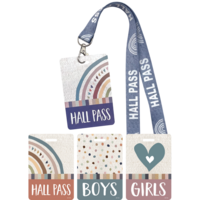 Everyone is Welcome Hall Pass Lanyard