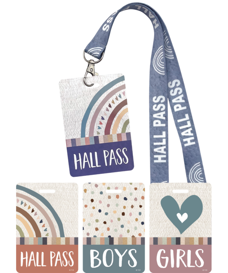 Everyone is Welcome Hall Pass Lanyard