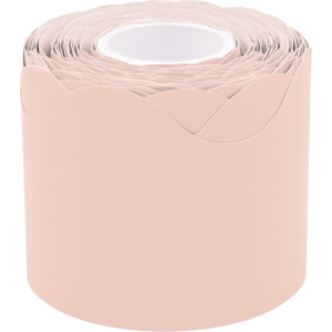 Blush Scalloped Rolled Trim
