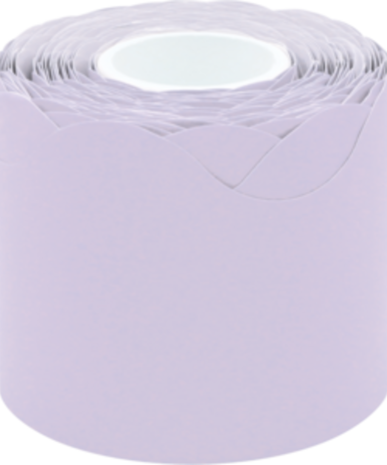 Lavender Scalloped Rolled Trim