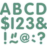 Classic 2" Letter Uppercase Eucalyptus Green