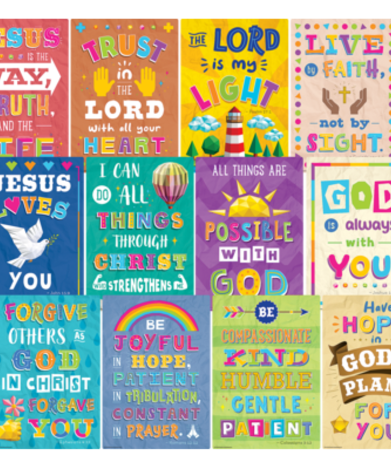 Bible Versus Small Posters