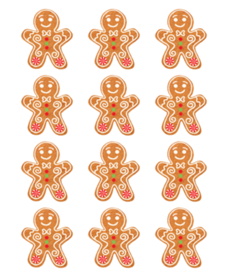 Gingerbread Cookies Stickers