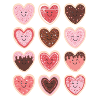 Frosted Heart Cookies