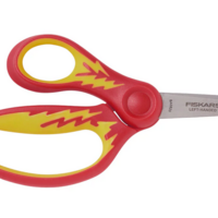 Fiskars Left Hand Scissors 5 inch-Red