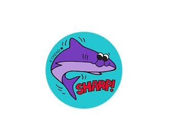 Retro Stinky Sticker-Ocean
