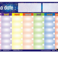 le calendrier write on wipe off chart