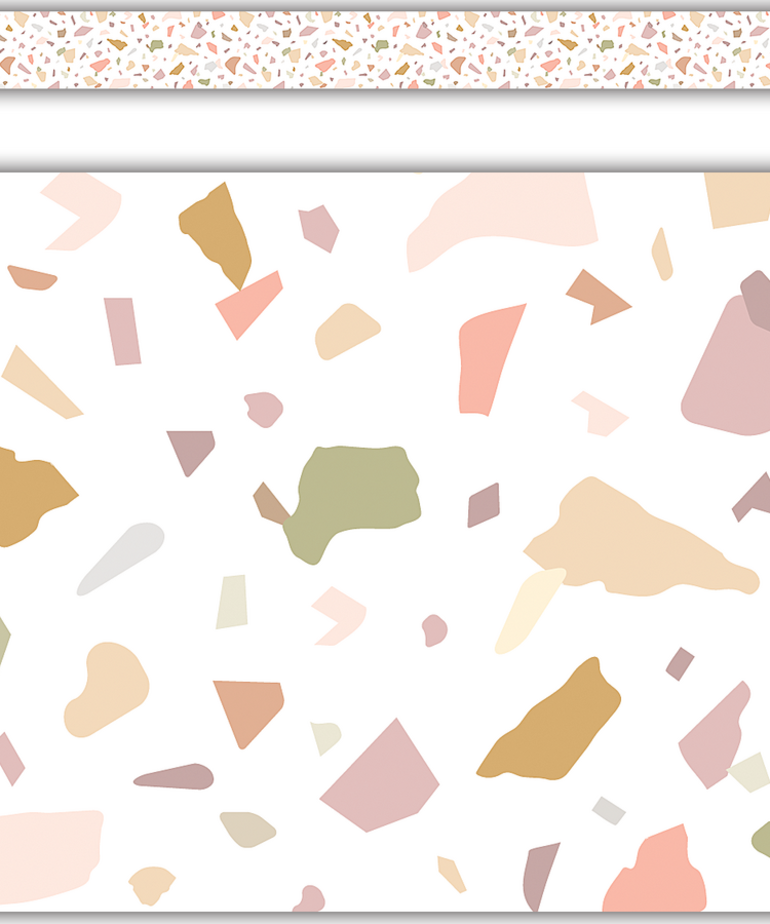 Terrazzo Tones Straight Border