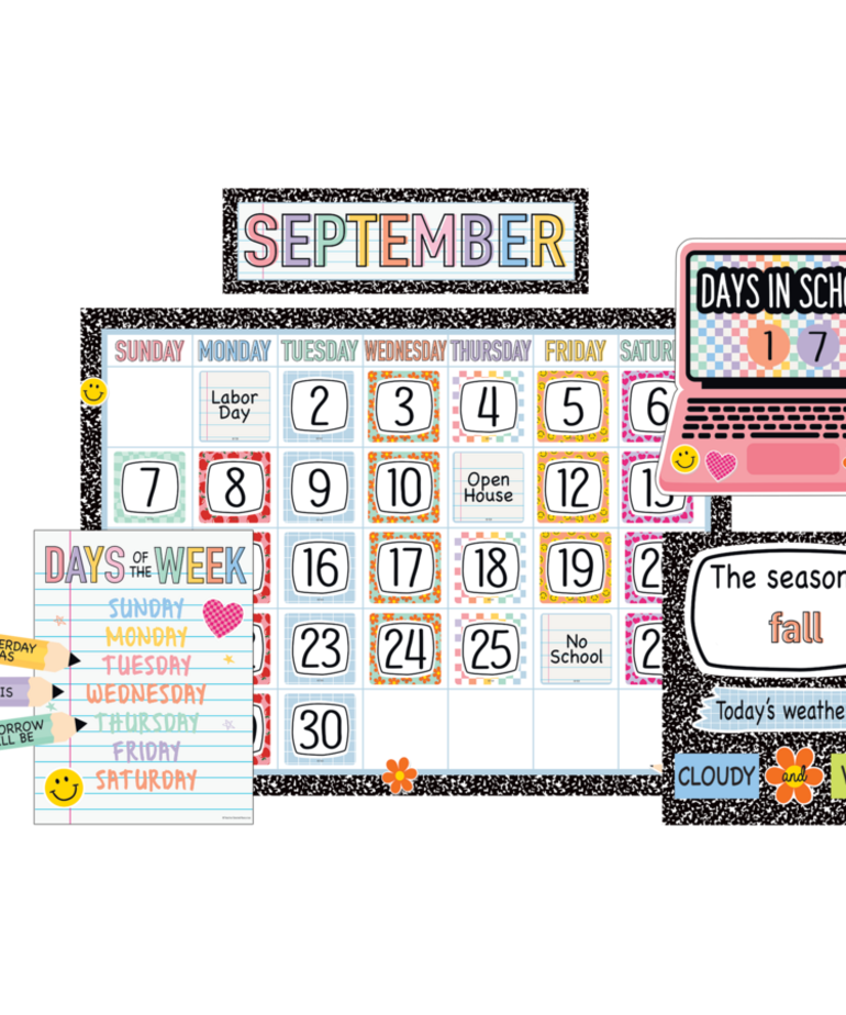 Cool For School Calendar Bulletin Board