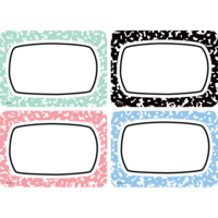 Cool for School Composition Name Tags/Labels
