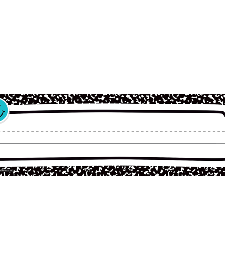 Cool for School Compostion Name Plates