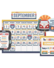 Moving Mountains Road Trip Calendar Bulletin Board