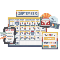 Moving Mountains Road Trip Calendar Bulletin Board