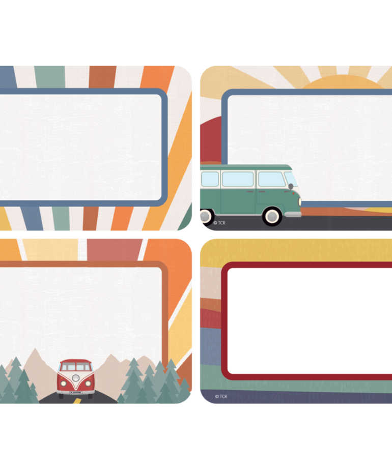 Moving Mountains Road Trip Name Tags/Labels