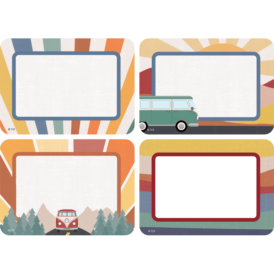 Moving Mountains Road Trip Name Tags/Labels