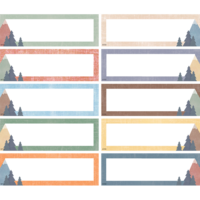 Moving Mountains Magnetic Label Accents