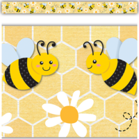 Buzzing Bees Straight Border