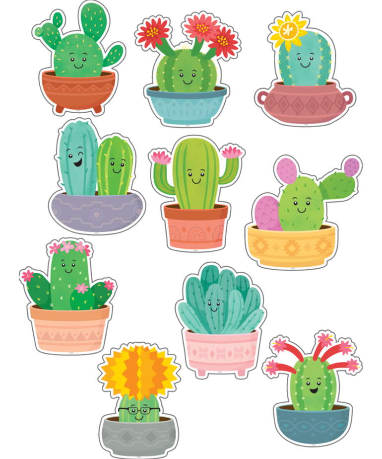 Happy Cactus Crew Accents