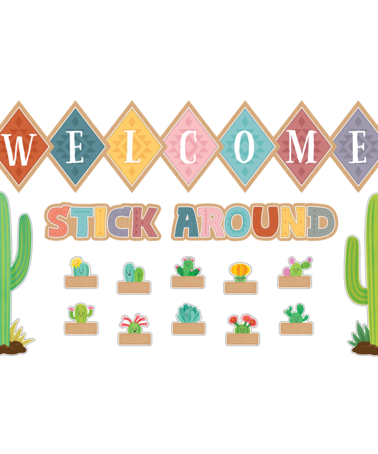 Happy Cactus Crew Welcome Bulletin Board