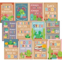 Happy Cactus Crew Small Poster Set