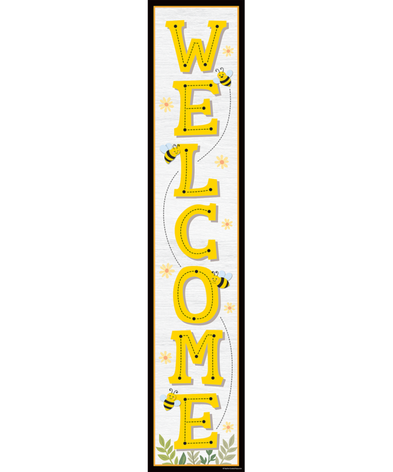 Buzzing Bees Welcome Banner