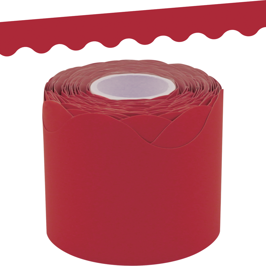 Cranberry Red Rolled Trim