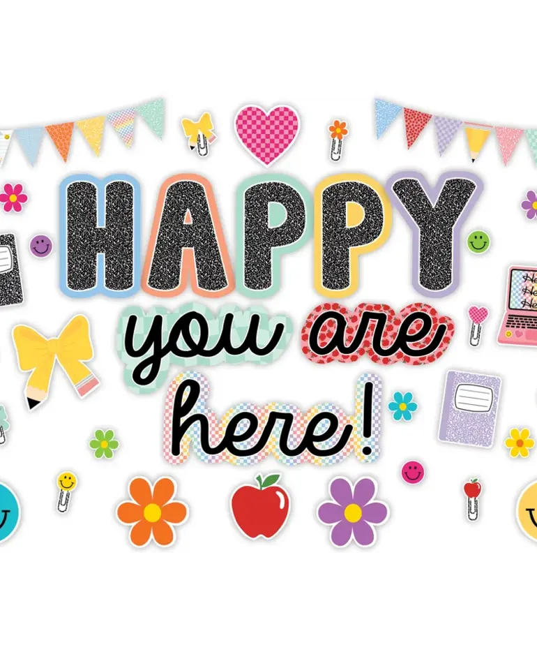 Cool for School Happy You Are Here Bulletin Board
