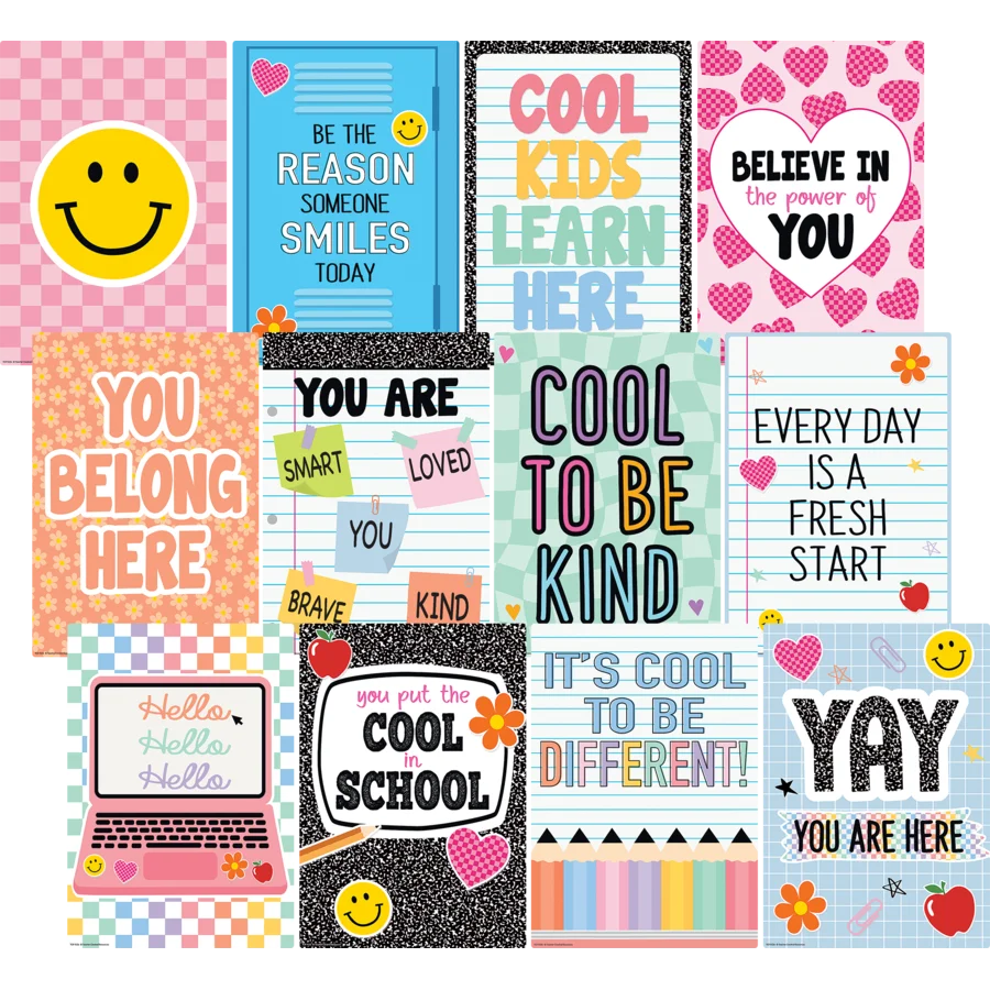 Cool for School Poster Pack