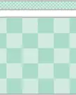 Cool for School Green Checkers Border