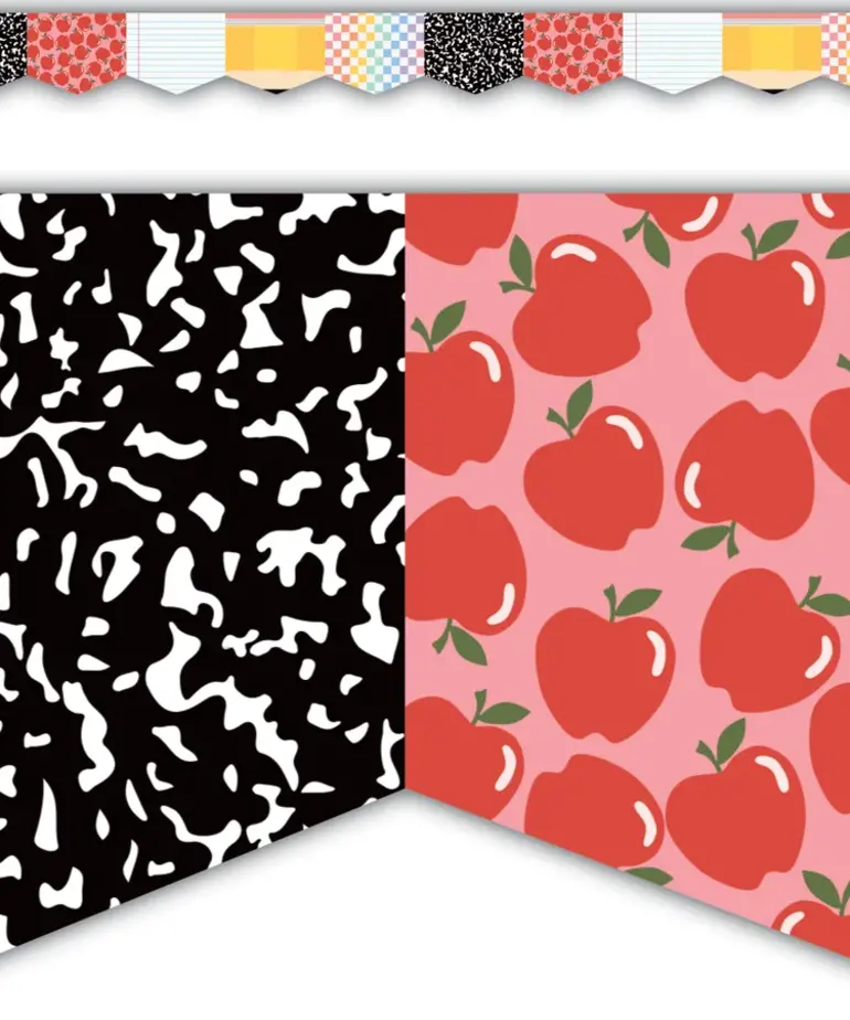 Cool for School Die Cut Border