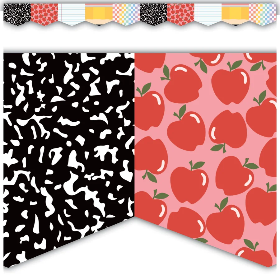 Cool for School Die Cut Border