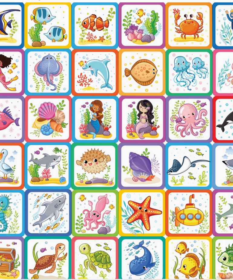 Under the Sea Memory Match Game