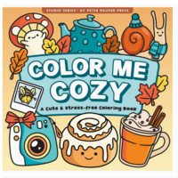 Color Me Cozy Colouring Book