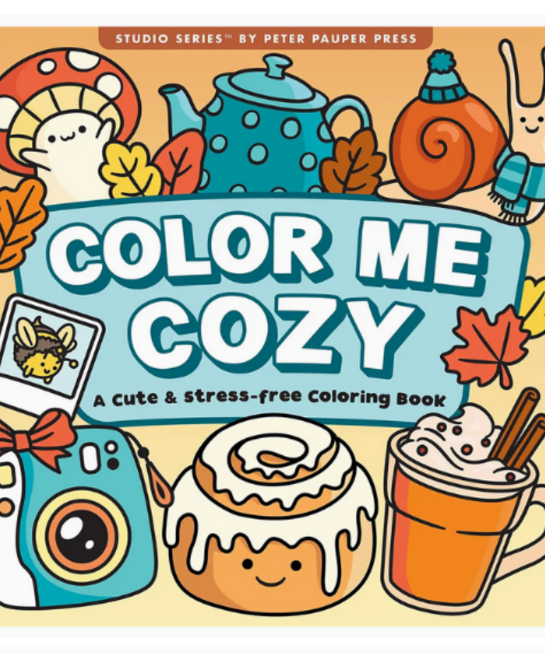 Color Me Cozy Colouring Book