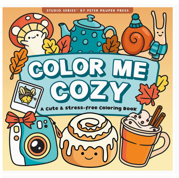 Color Me Cozy Colouring Book