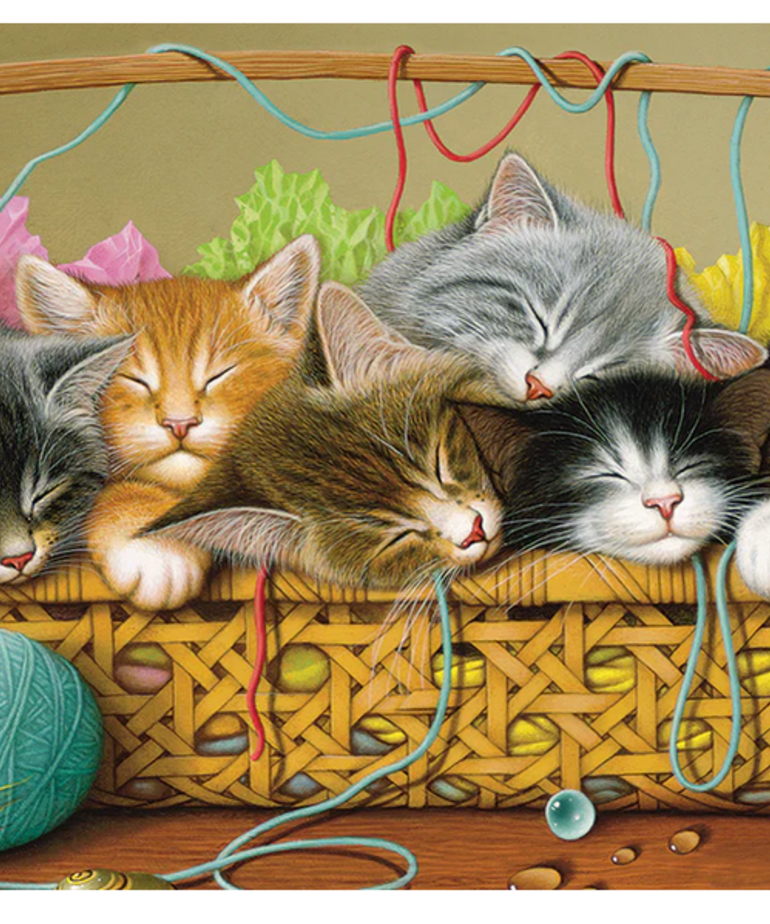 Kittens in a Basket Tray Puzzle