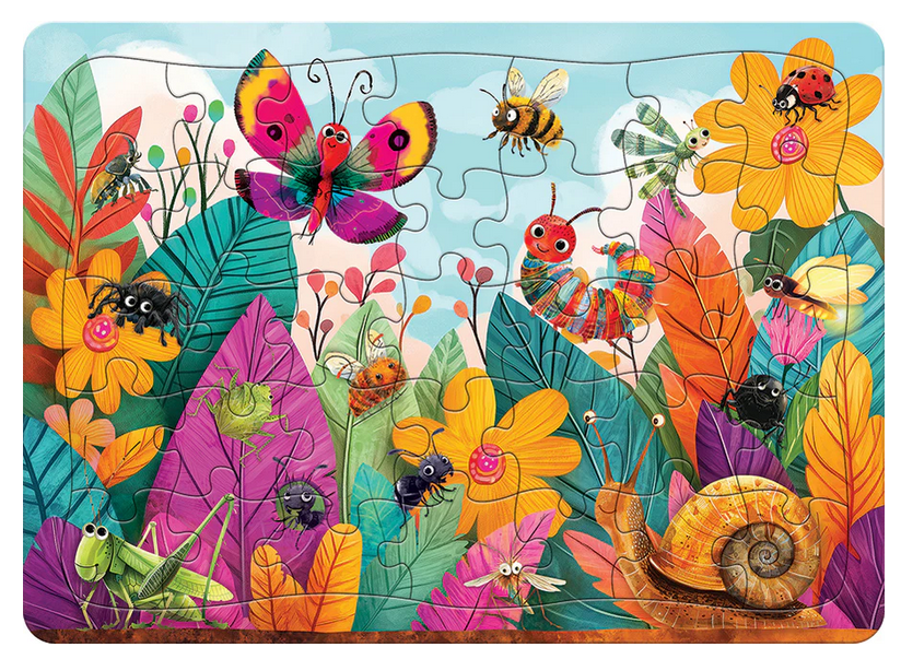 Bugs and Blossoms Tray Puzzle