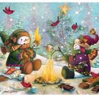 Smore Snowfall Tray Puzzle
