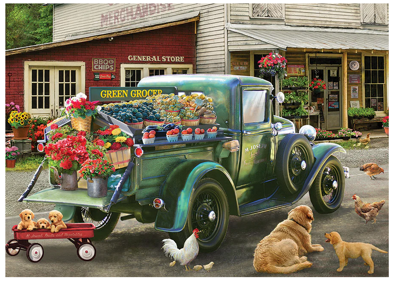 Green Grocer Tray Puzzle