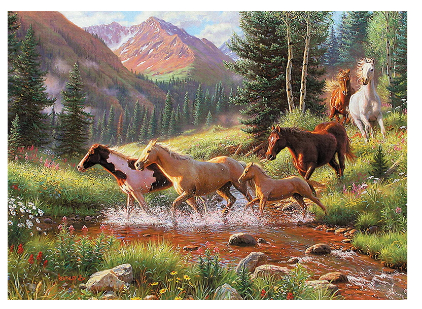 Horse Stream Tray Puzzle