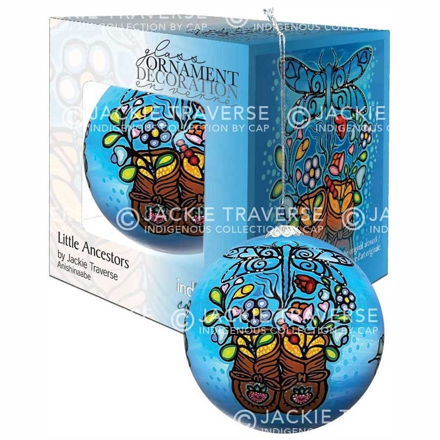 Little Ancestors Glass Ornament