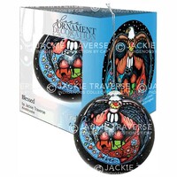 Blessed Glass Christmas Ornament