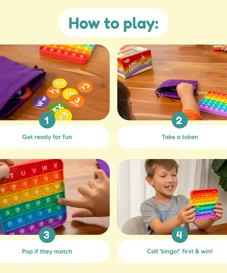 The Fidget Game-ABC Bingo